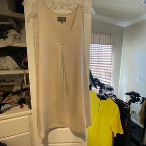 Michael stars cream swing dress with pockets
